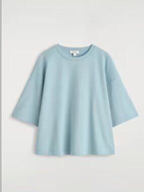 COS Light Blue Boxy T-Shirt - Perfect Condition - Medium